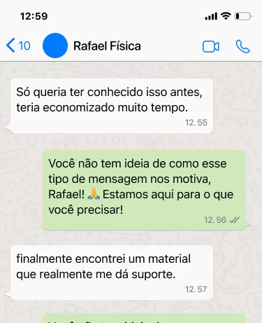 rafael depoimento